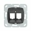 GIRA Zentralplatte Mod-Jack 2f Tragring Sw 560900