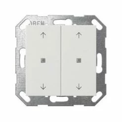 GIRA Tastwippe KNX 2f System 55 Rws Glz Kst 2f Bussystem KNX 4pkt 517403