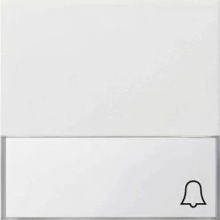 GIRA 0679112 WIPPSCHILD GROSSFLÄCHE KLINGELSYMBOL SCHALTER WEISS