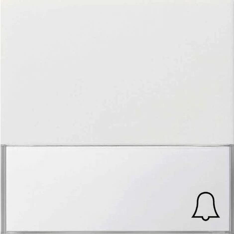 GIRA 0679112 WIPPSCHILD GROSSFLÄCHE KLINGELSYMBOL SCHALTER WEISS