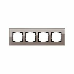 GIRA 0214122 UMBRA GLASS-SPIRIT 4-STUFEN-ABSCHLUSSRAHMEN