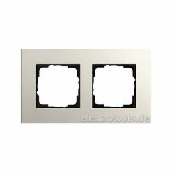 GIRA ABDECKRÄHMEN 2FACH HELLGRAU 0212220