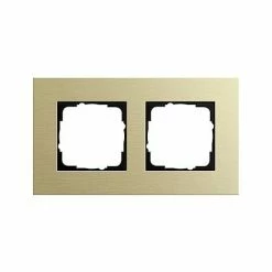 GIRA ABSCHLUSSRAHMEN 2 HELLGOLD 0212217 GIRA, RAD EVORM FÜR T