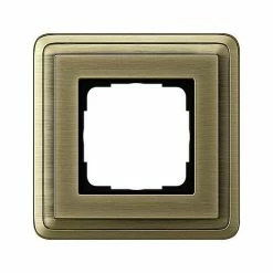 GIRA 0211621 ABSCHLUSSRAHMEN 1 PFOSTEN CLASSIX BRONZE-BRONZE