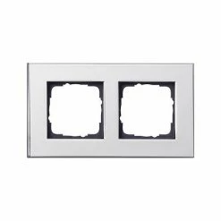 GIRA 021210 SPIRIT CHROM 2-STUFEN-ABSCHLUSSRAHMEN