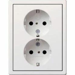 GIRA 0783112 DOPPEL-SCHUKO KS FL CHENSCHALTER REINWEI