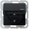 GIRA 0414005 SCHUKO-STECKDOSE 16 A 250 V~ MIT KLAPPDECKEL, INTEGRIERTEM ERHÖHTEN ÜBERHRUNGSSCHUTZ UND SYMBOL, SYSTEM 5
