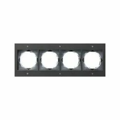 GIRA 021467 TX_44 4-FACH-ABSCHLUSSRAHMEN (WG UP) ANTHRAZIT