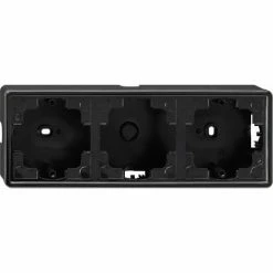 GIRA 006347 STECKDOSENKASTEN FÜR 3 STECKDOSEN KLEIN SCHWARZ