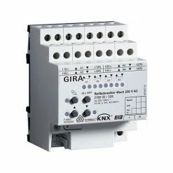 GIRA 216000 ROLLLADENAKTOR 4FACH 230V AC KNX/EIB REG