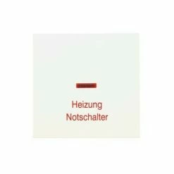 GIRA Notschalter Lichtheizung 55 Weiß Reiner Glanz