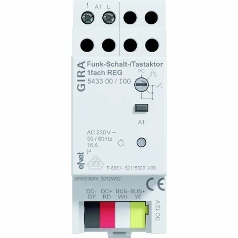 GIRA FUNK SCHALT-/TASTAKTOR REG 1FACH 543300 GIRA FUNK SCHALT-/TASTAKTOR REG 1FACH 543300 -GIRA shop 71089617 1