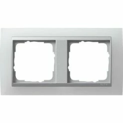 Gira Abdeckrahmen 2f.opak Ws 021250