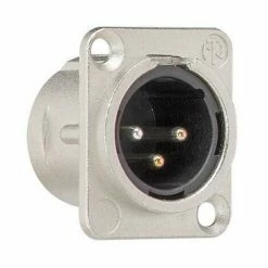 Gira XLR Flanschstecker 3-Pol 003700