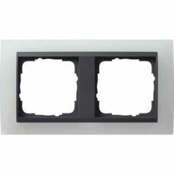 Gira Abdeckrahmen 2f.opak Ws 021224