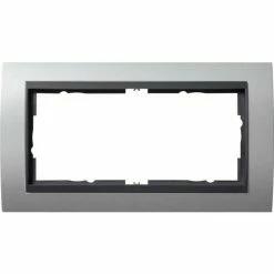 Gira Abdeckrahmen 2f.alu 100206