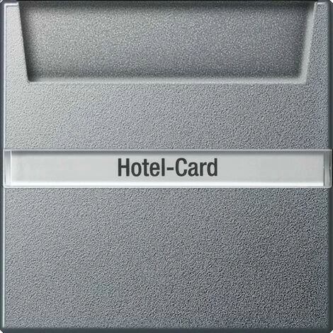 Gira Hotel-Card-Taster Alu 014026