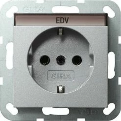 Gira Schuko-Steckdose Alu 045726