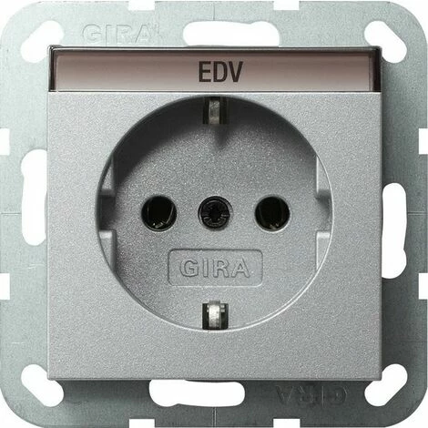 Gira Schuko-Steckdose alu 045726 Gira Schuko-Steckdose Alu 045726 -GIRA shop 8143478 1