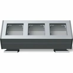 Gira Gehäuse 3-fach Alu 119326