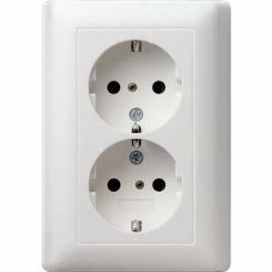 Gira Schuko-Doppelst.ds. Rws-gl 078303