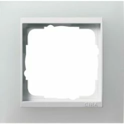 Gira Abdeckrahmen 1f.opak Ws 0211334