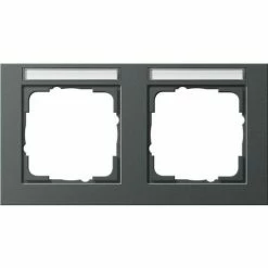 Gira Abdeckrahmen 2f. Anth 109223