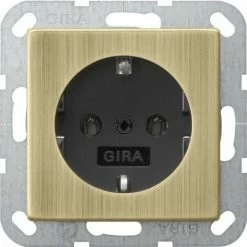 Gira SCHUKO-Steckdose Brz/anth 0188603