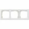 GIRA 3fach Rahmen E2, Standard 55 Reinweiß 0213 29