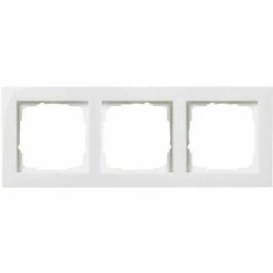 GIRA 3fach Rahmen E2, Standard 55 Reinweiß 0213 29